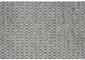 Canapea colțar extensibilă TRENTO, 3 locuri, reversibilă, cu spațiu de depozitare, gri deschis