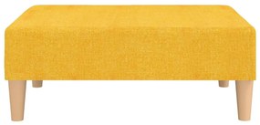 Taburet,galben,78x56x32 cm, material textil Galben