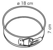 Formă pliabilă de tort Tescoma DELÍCIA diam. 18 cm