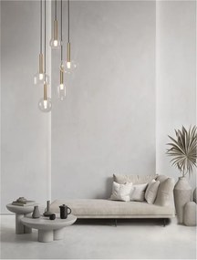 Lustra suspendata design decorativ modern AMELIA 5L