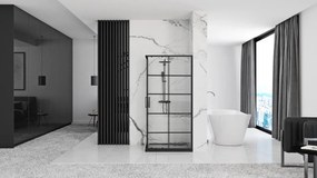 Cabina dus Concept negru – 90×90 cm