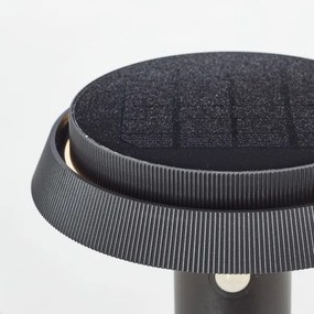 Lampă LED solară cu senzor Brilliant ALVERO LED/4W/3,7V 50 cm IP44 negru