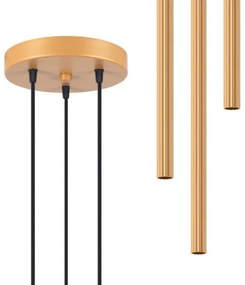 Lustră pe cablu Sollux SL.1342 ARCHE 3xG9/8W/230V auriu