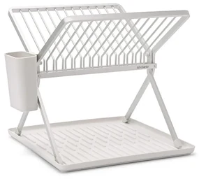 Uscаtor de vase pliabil Brabantia SinkSide 1004154, Suport pentru ustensile, Rezistent la coroziune, Gri deschis