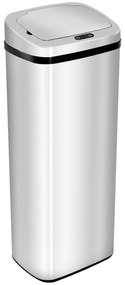 Cos de gunoi din inox cu senzor si infrarosu HomCom, 50L | AOSOM RO