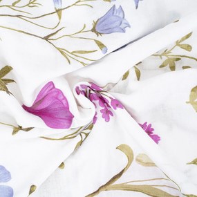 Lenjerie de pat din muselină 4Home Wildflower Harmony, 140 x 200 cm, 70 x 90 cm