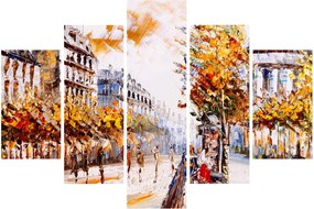 Tablou - Strada din Paris (150x105 cm)