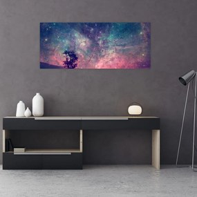 Tablou - Cer de noapte din alta dimensie (120x50 cm)