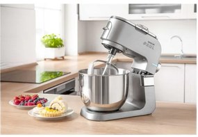 Robot de bucătărie cu castron din oțel inoxidabil Sencor 1700W/230V crom mat