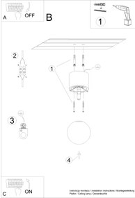 Spot Sollux SL.1190 BOOMO 1xG9/8W/230V
