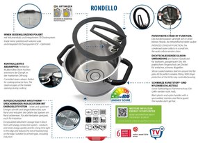 Elo 30004 Premium set de 4 vase din oțelinoxidabil Rondello