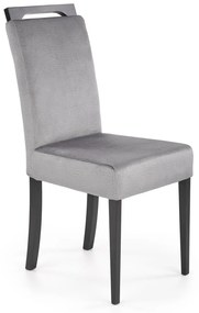 Scaun Clarion 2 velvet gri/negru Monolith 85