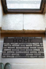 Covor HOME, 40x60 cm, forma dreptunghiulara, PVC, gri