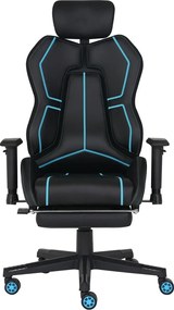 LUMINA X-Motion Core – Gaming & Office –Ergonomie și Confort Total, PU, Negru/Albastru