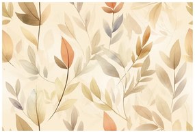 Tapet autoadeziv frunze delicate minimaliste
