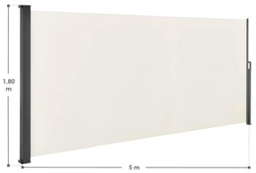 Copertina laterala Dubai 500 x 180 cm bej
