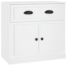 vidaXL Servantă, alb, 70x35,5x67,5 cm, lemn prelucrat