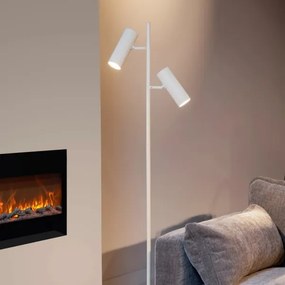 Lucide 09739/02/31 - Lampă de podea CLUBS, 2x GU10, 40W, 230V, albă