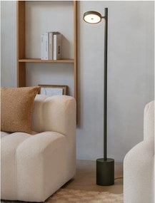 Lampadar LED din lemn de frasin verde Okinawa