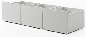 PINO SET DE 3 SERTARE PENTRU Pat copii MATRIMONIAL H85CM ALB
