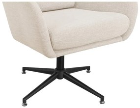 Fotoliu alb wing cu tapițerie din catifea Vanessa – Støraa