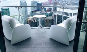 Fotoliu de exterior / interior design modern premium PEZZETTINA LOUNGE CHAIR 56010 Vondom