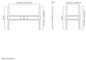 Suport perete NM 60"-100" 150kg ng