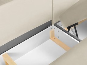 Coltar extensibil Kyoto 7 locuri catifea picioare aurii