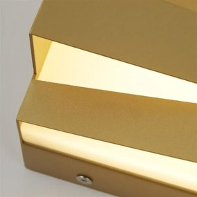 Searchlight 86410GO - Aplică de perete SECTION LED/18W/230V, aurie