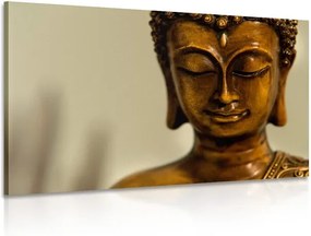 Tablou cap de Buddha din brondz