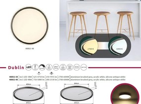 Plafoniera LED cu telecomanda design slim DUBLIN D-40cm