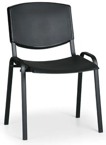 Scaun de conferinta Design - picioare negre, negru