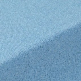decoDoma Cearşaf cu elastic frotir EXCLUSIVE albastru ceresc 90 x 200 cm