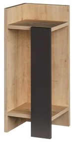 Noptieră ELOS 60x25 cm maro/antracit