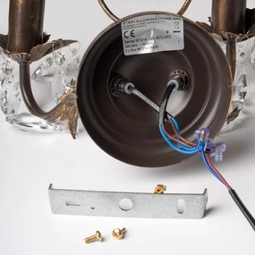 Aplică TERESA 2xE14/6W/230V bronz ONLI