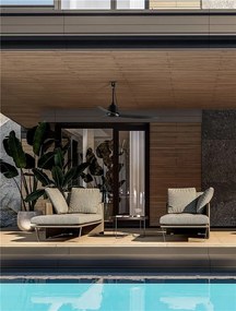 Lustra cu ventilator si telecomanda exterior IP54 BLOWY