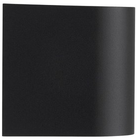 Aplica de Perete Exterior, Protectie IP44, Dion Single Negru