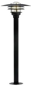 Stalp exterior H-116cm, IP44 Lonstrup 32 negru 71428003NL