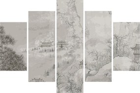 Tablou - Peisaj chinezesc (150x105 cm)
