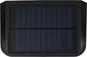 HÖFFTECH - Lampă solară LED de perete cu senzor, 5,5 V, 200 mAh, IP44