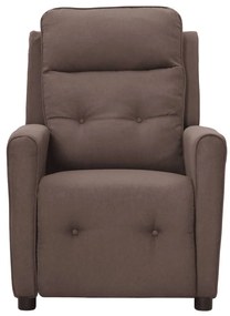 342297 vidaXL Scaun de masaj, taupe, țesătură