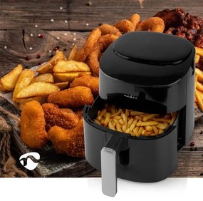 Friteuză cu aer cald 4,2 l 1300W/230V/240 min Nedis KAAF160BK