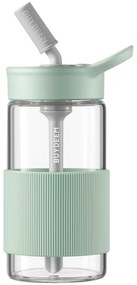Sticla Buydeem CD1017-CG, 500 ml, Pai incorporat, Rezistenta la scurgeri, Sticla rezistentă la caldura pana la 150°C, Fara BPA, Verde