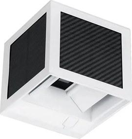 Lampă de perete solară cu LED și senzor 9W/3,7V 3000/4000/6000K IP65 2600 mAh albă