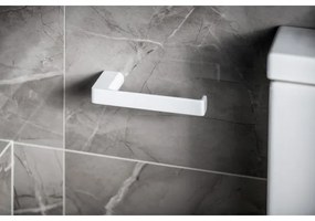 Suport de hârtie igienică Gedy PIRENEI alb mat