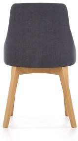 Scaun textil Toledo stejar miere/Inari95