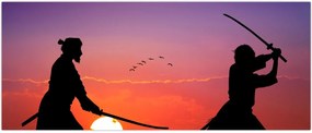 Tablou - Samurai (120x50 cm)