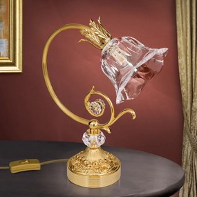 Veioza, Lampa de masa design clasic LA BOHEME, auriu