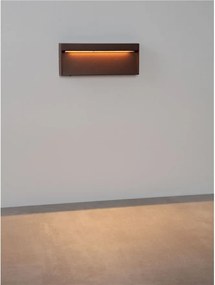 Mini Aplica perete exterior IP65, LED CCT Drat corten