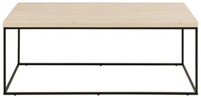 Măsuță de cafea bej cu blat cu aspect de marmură 55x110 cm Barossa – Actona